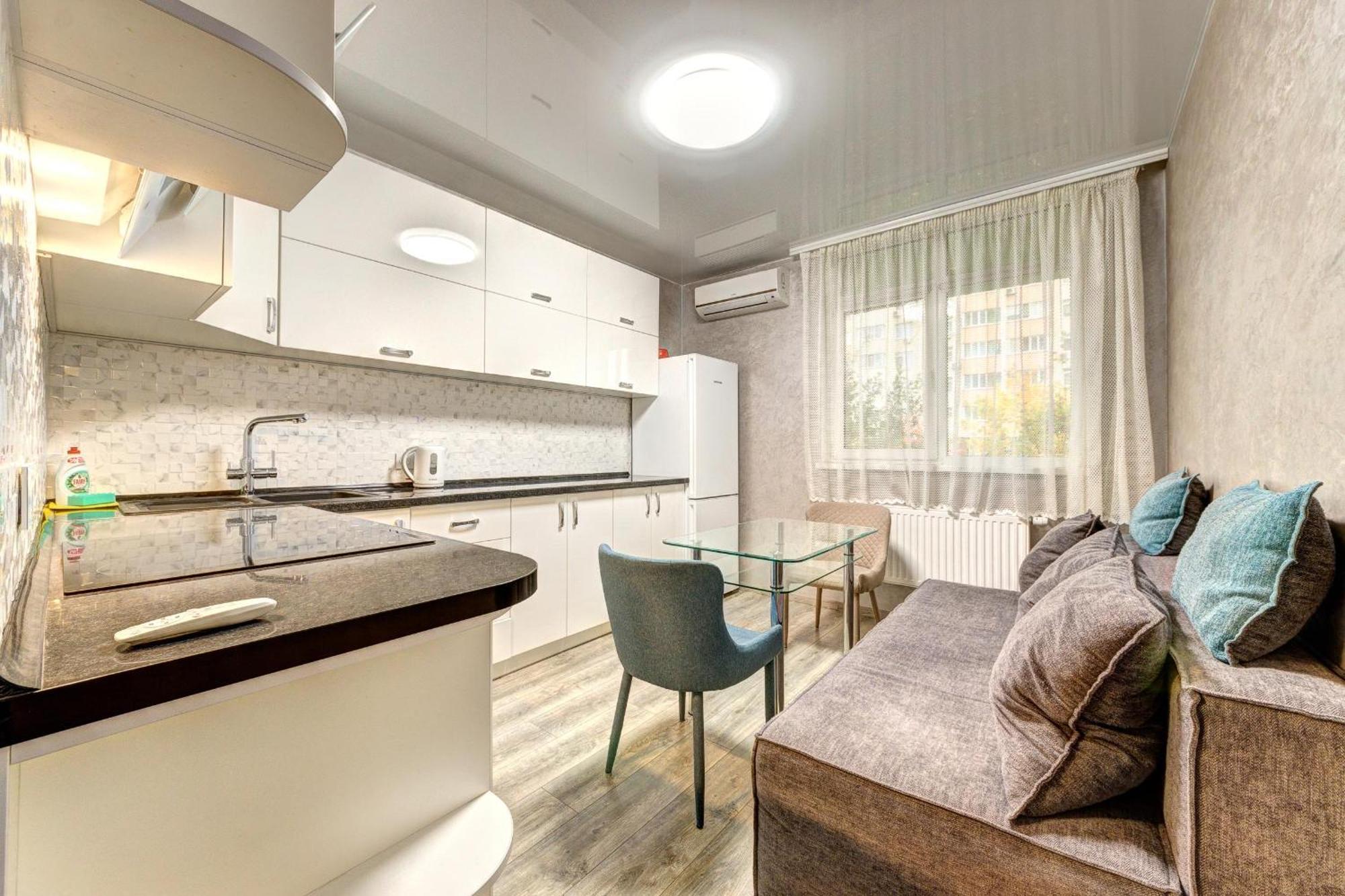 Apartment Voskresenska 18 , Парковые Озера Kiev Habitación foto