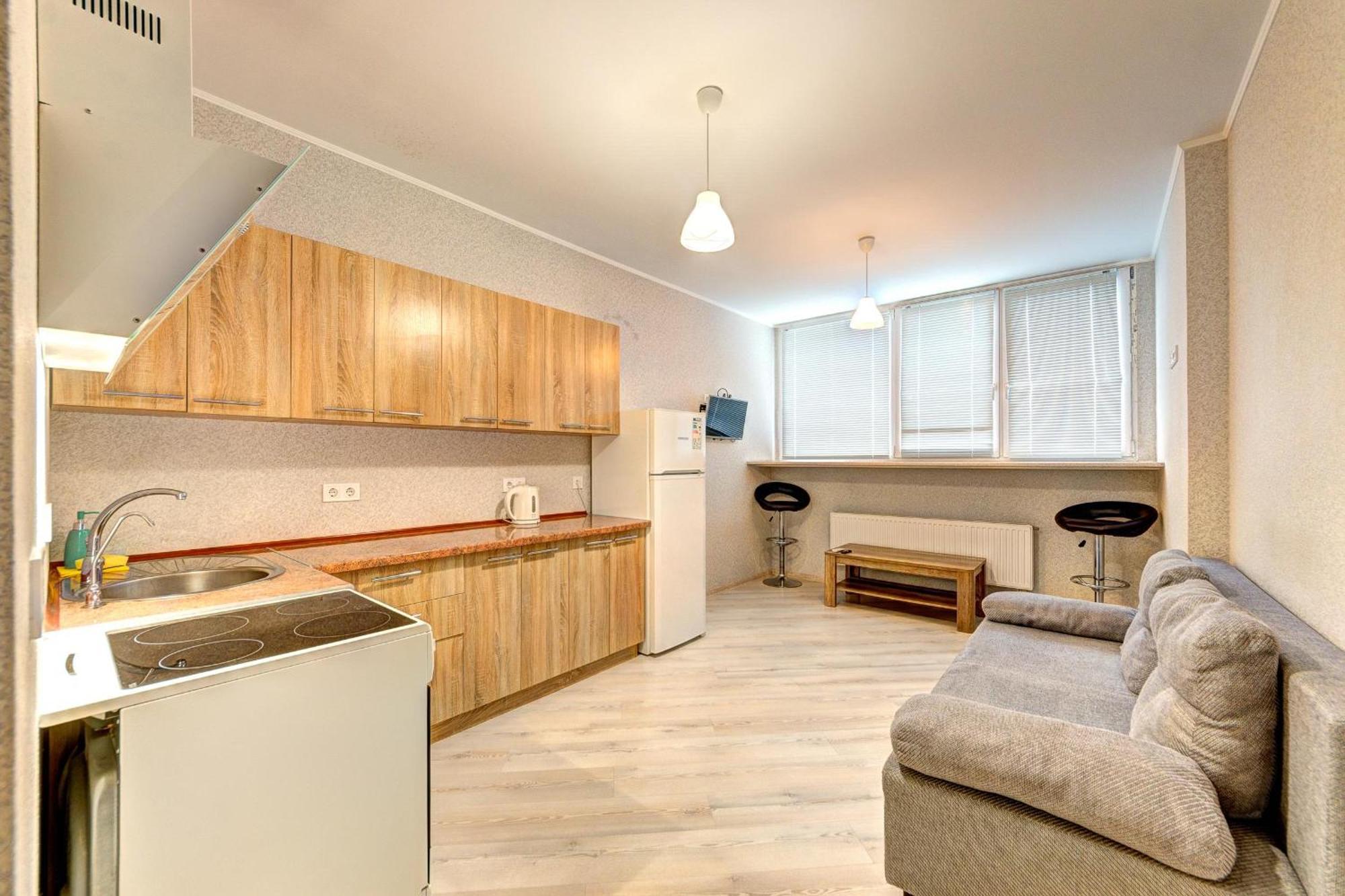 Apartment Voskresenska 18 , Парковые Озера Kiev Habitación foto